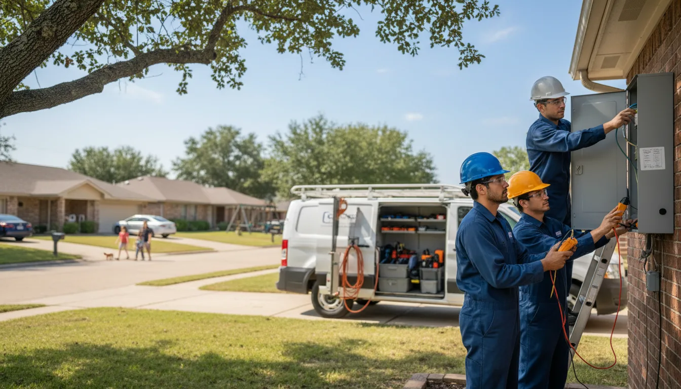 Certified electrician providing emergency electrical services in Prescott, IA